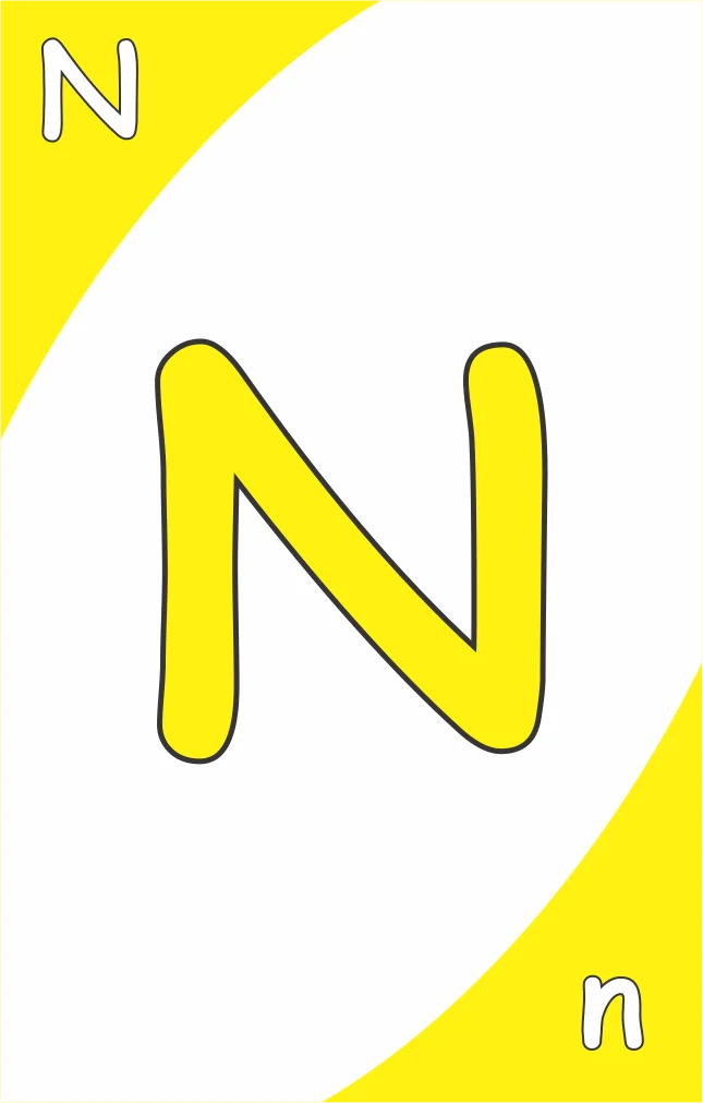 Letra N