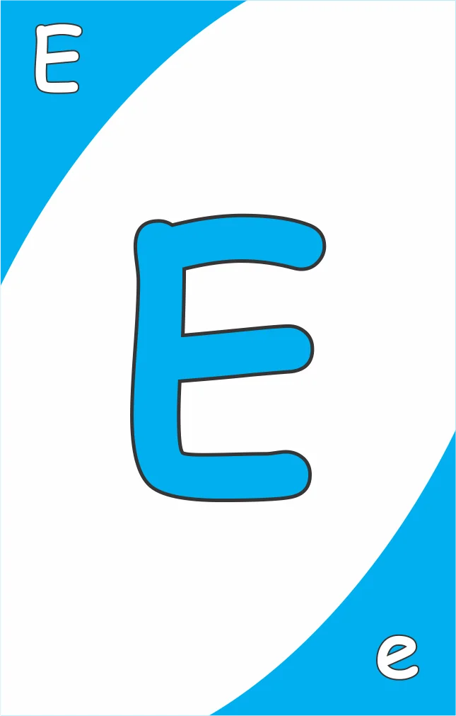Letra E